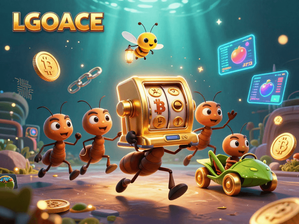 Engage with LGOACE's vibrant slot game world through adventurous cartoon antics.