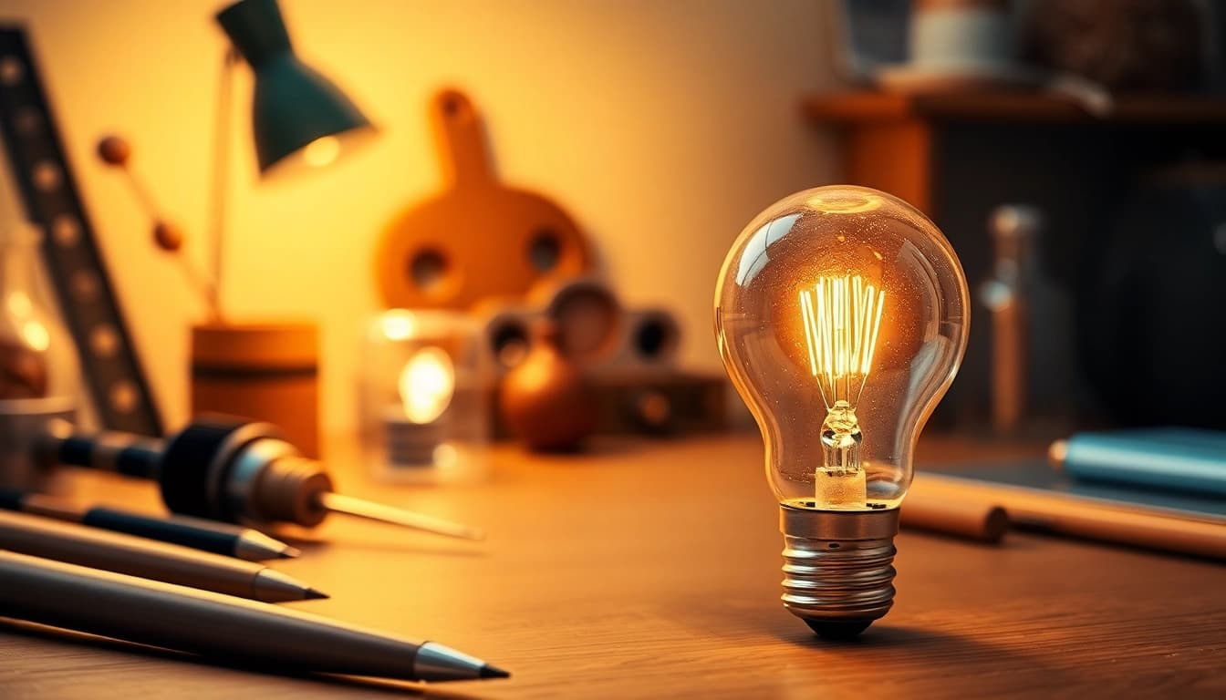 Learn what is an a19 light bulb featuring a warm glow in a cozy DIY setting.