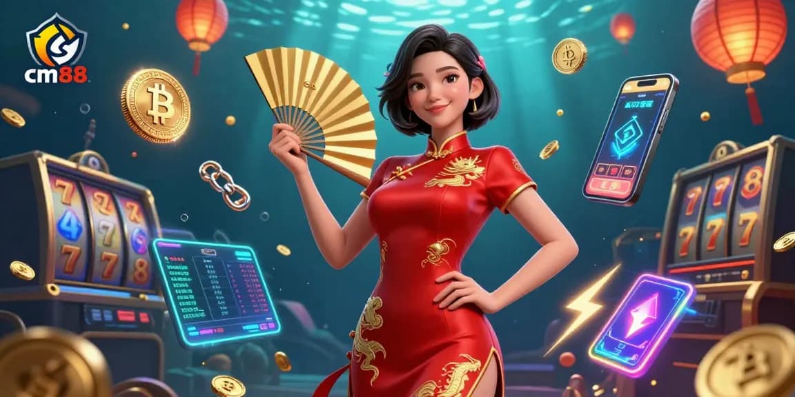 Experience thrilling slots and jackpots at cm88 with vibrant visuals and dynamic elements.