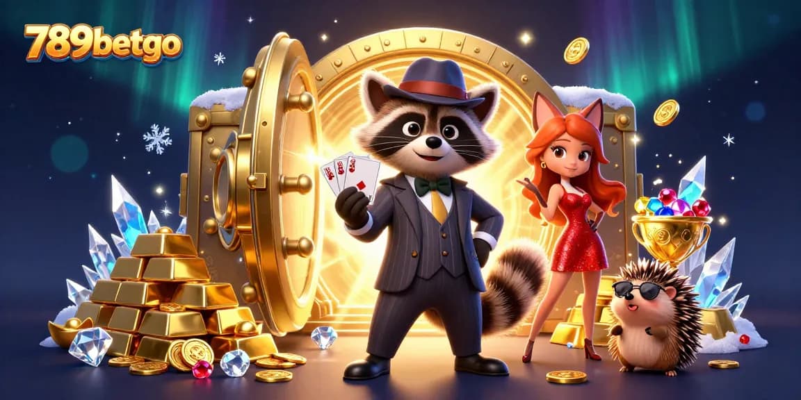 Experience thrilling jackpots and gaming excitement at 789betgo with stylish animated casino characters.
