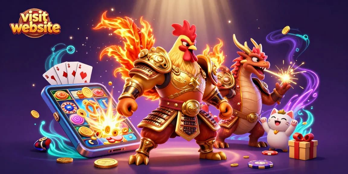 Visit website for thrilling 3D casino action featuring vibrant characters and dynamic gaming elements.