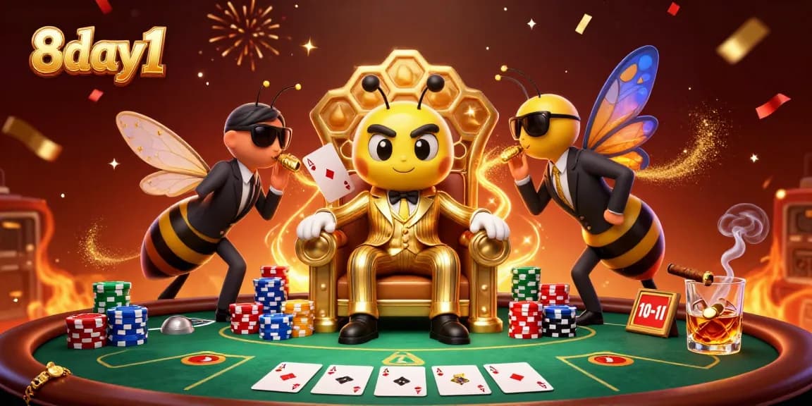 Experience thrilling gameplay at 8day1 with a vibrant casino scene full of excitement