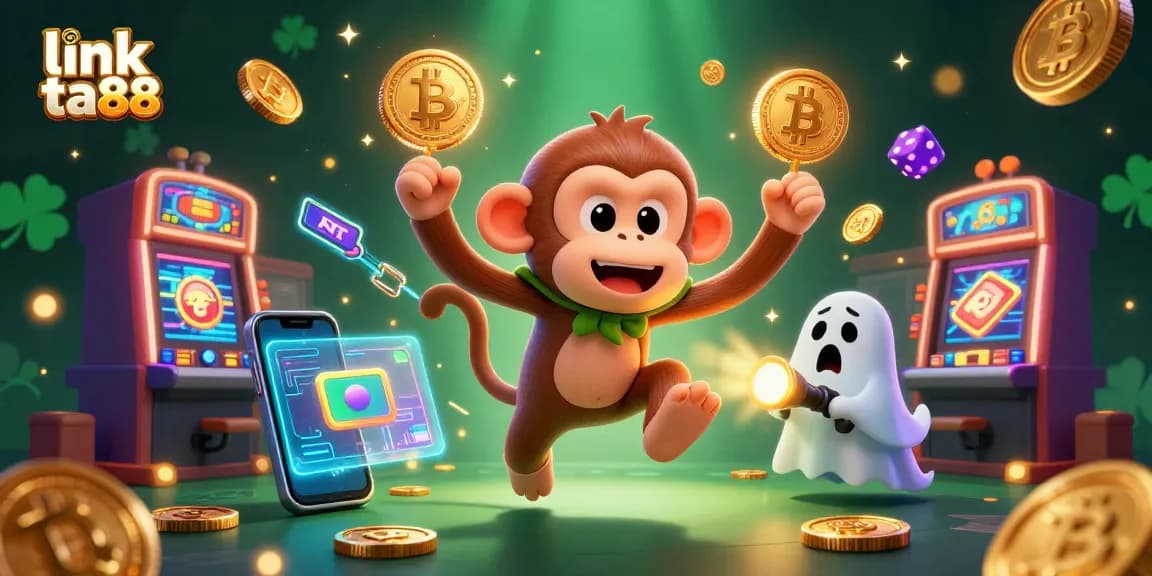 Experience the excitement of gaming with link ta88 amidst winning slot machines and colorful casino action.