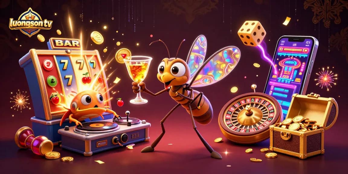 Experience jackpot excitement on luongson tv with thrilling casino characters and dynamic elements.