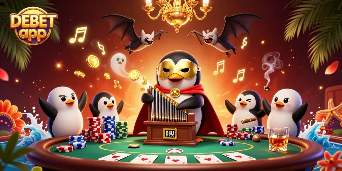 Experience thrilling games and vibrant scenes with the DEBET app for online casino gambling.