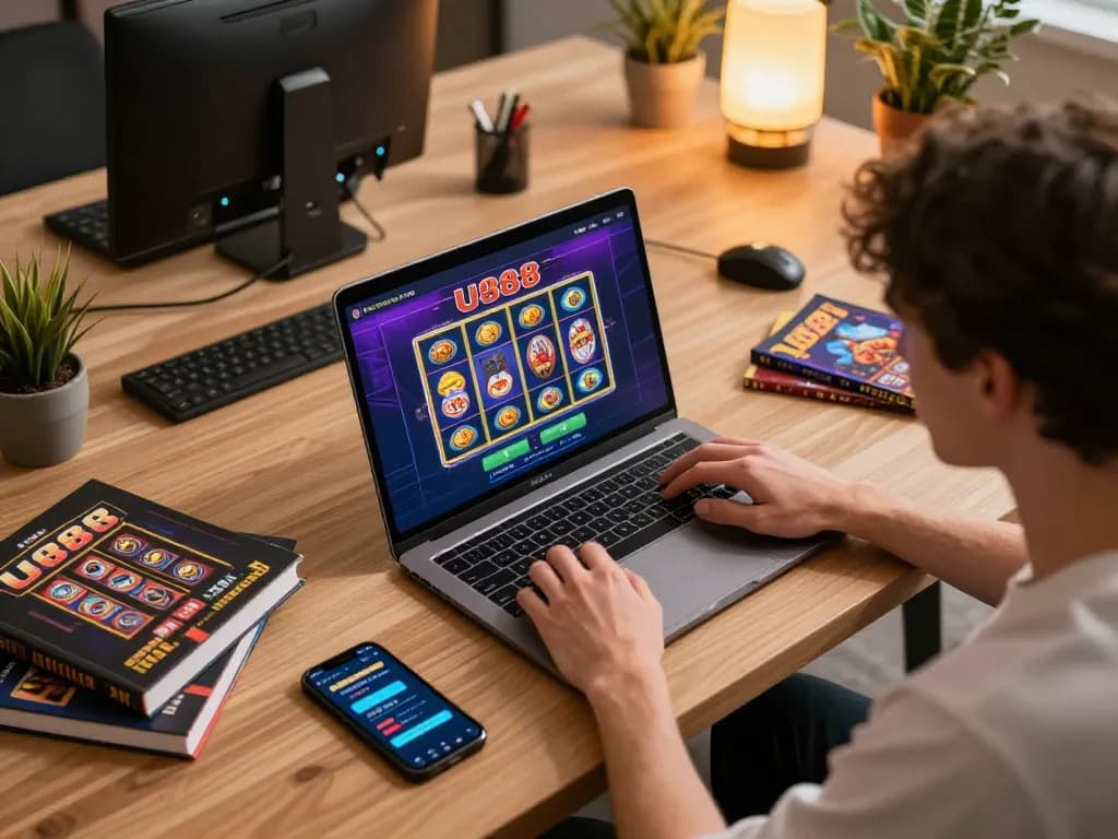 Engaging in U888 online slots gameplay while maintaining a responsible gambling atmosphere at home