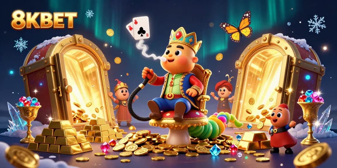 Experience thrilling gameplay at 8KBET with a vibrant casino scene showcasing excitement and rich visual detail.