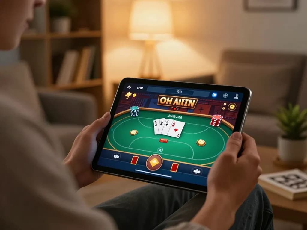 Join the excitement with link GG88 for an engaging online poker experience in a cozy home setting.