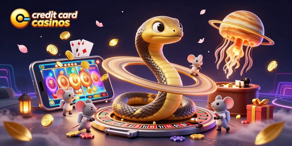 Immerse in credit card casinos as players engage with vibrant slot games and roulette.