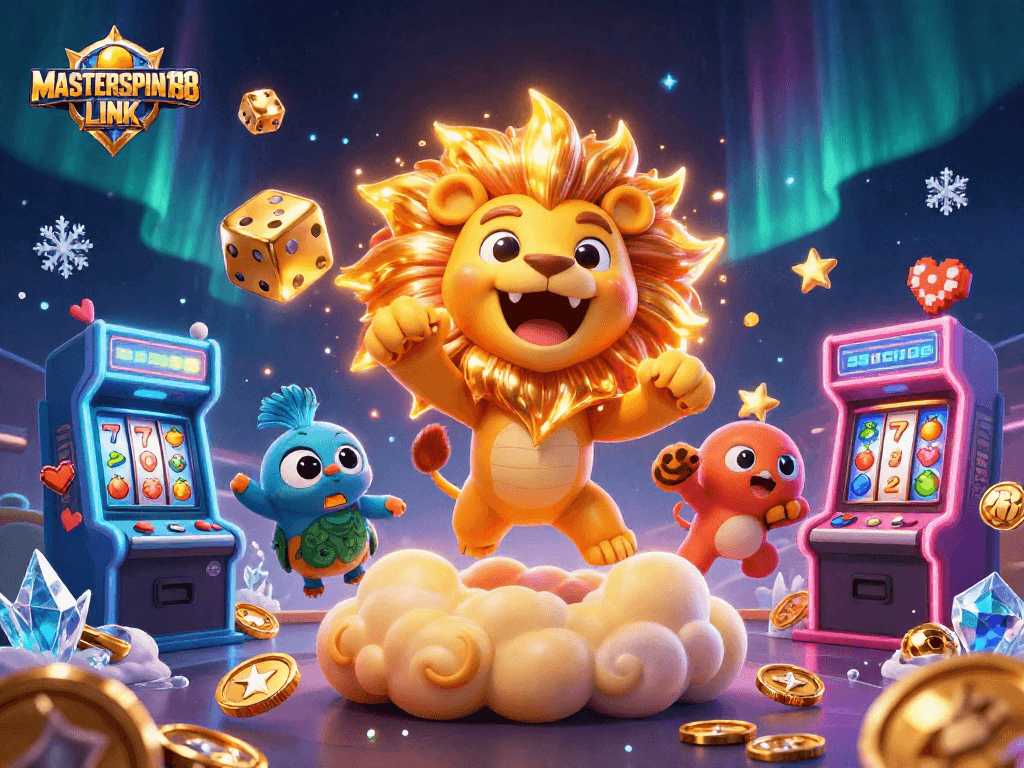 Engage with MASTERSPIN188 LINK in a vibrant online casino scene filled with excitement.