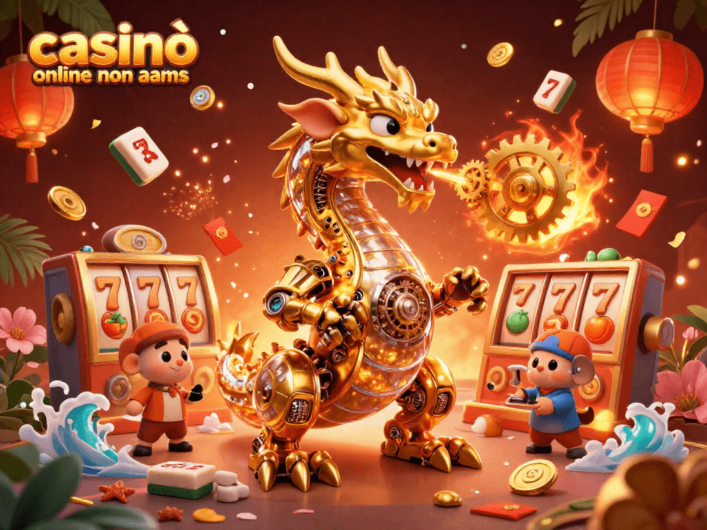 Gioca e vinci nel casinò online non AAMS con un drago dorato e avventure nel jackpot.