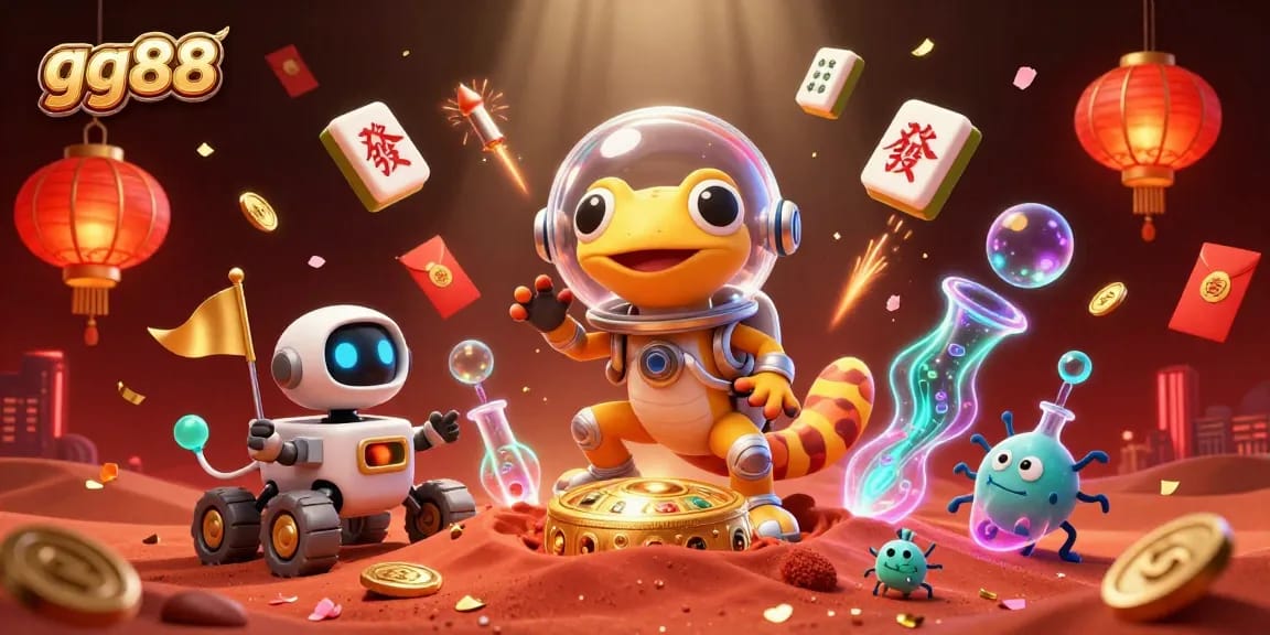 Experience gg88's thrilling Martian casino adventure with unique alien characters and immersive gaming elements.