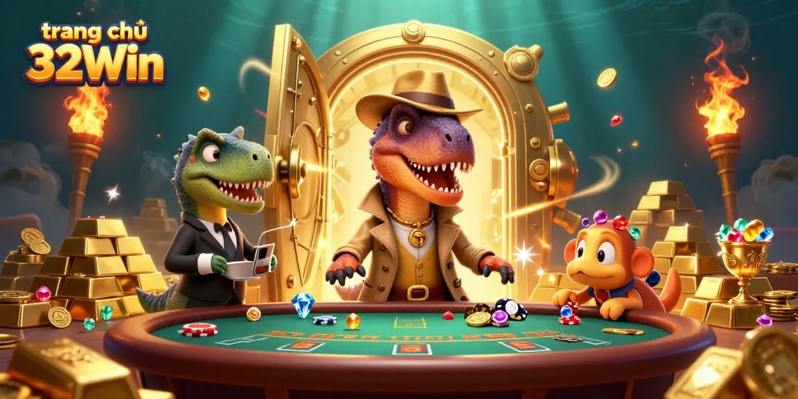 Discover thrilling action at trang chủ 32Win with a velociraptor card counter at the blackjack table.