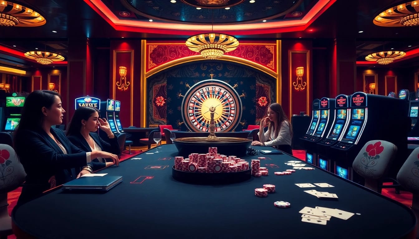 Experience luxury gambling excitement at Ta88.com with vibrant casino tables and thrilling action.