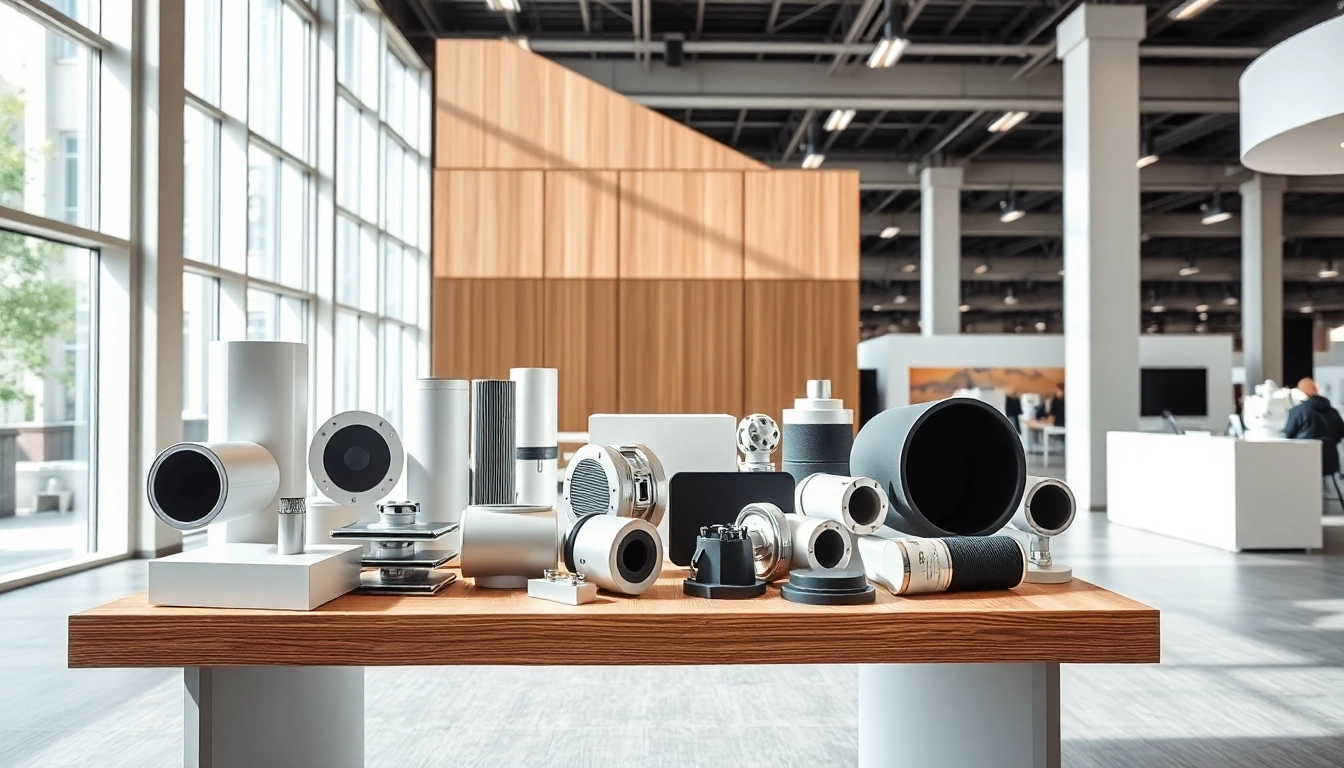 Showcasing quality Sound and Vibration Control Products in a professional exhibition.