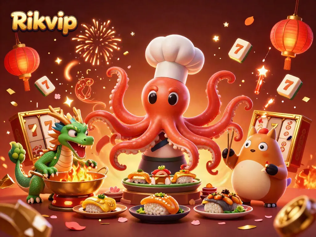 Experience the thrilling world of Rikvip with vibrant gaming elements and engaging characters.