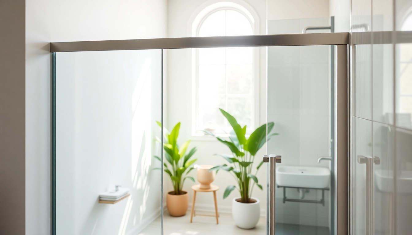 Enhance your space with stunning semi-frameless shower screens featured in a luxurious bathroom.