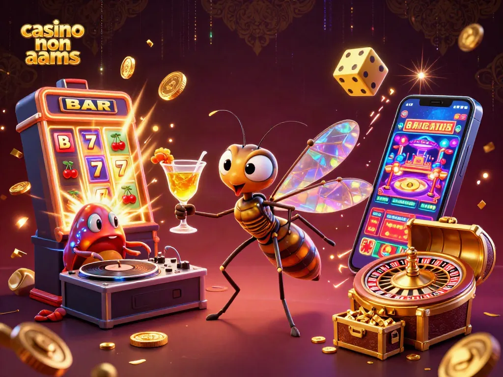 Scopri la varietà dei giochi nei casino non AAMS con un'immagine vivace e colorata.