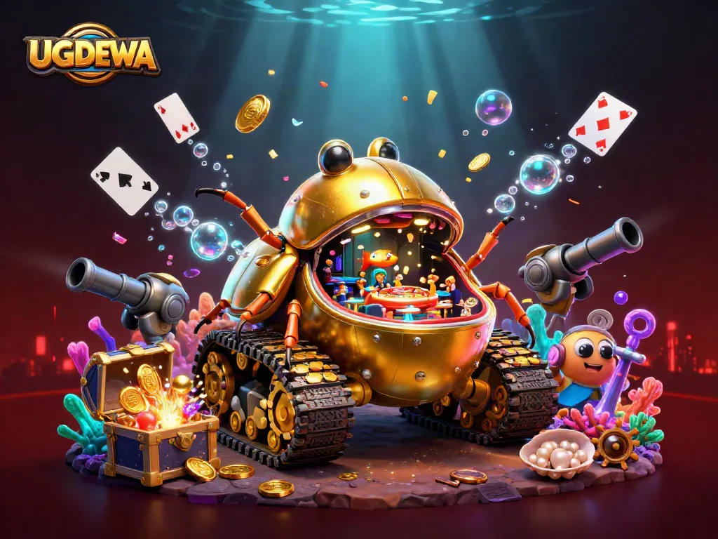 Experience the thrilling gameplay at UGDEWA with vibrant casino elements and exciting designs.