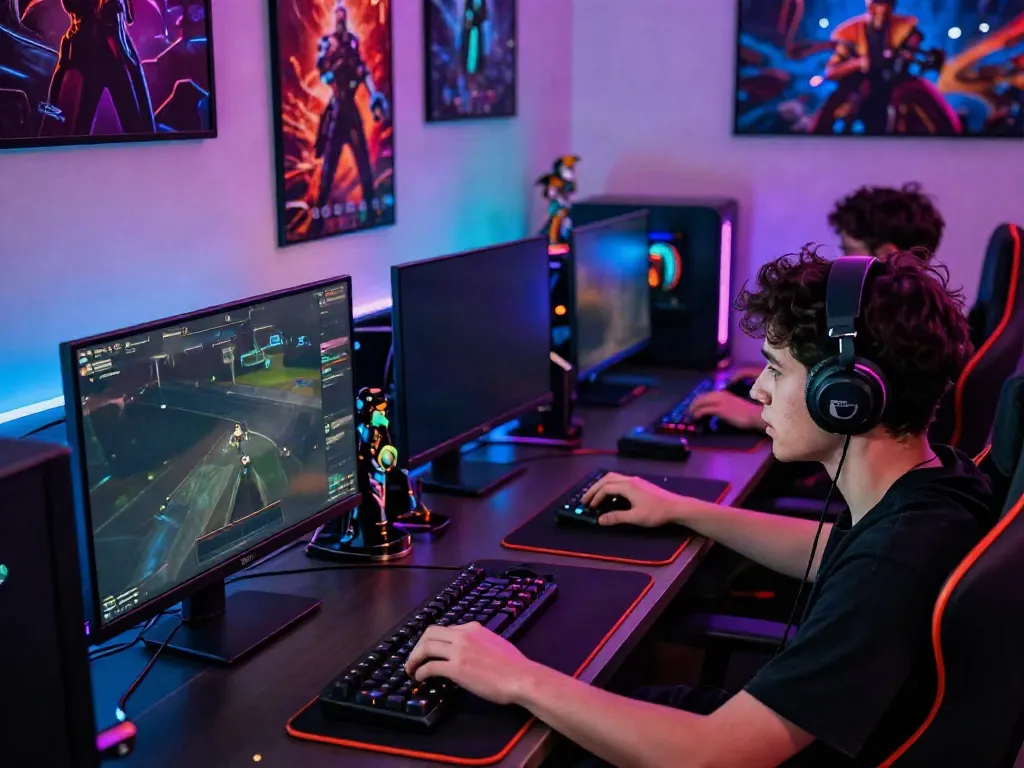 Exciting online gaming experience with ku88, featuring a player in an immersive environment