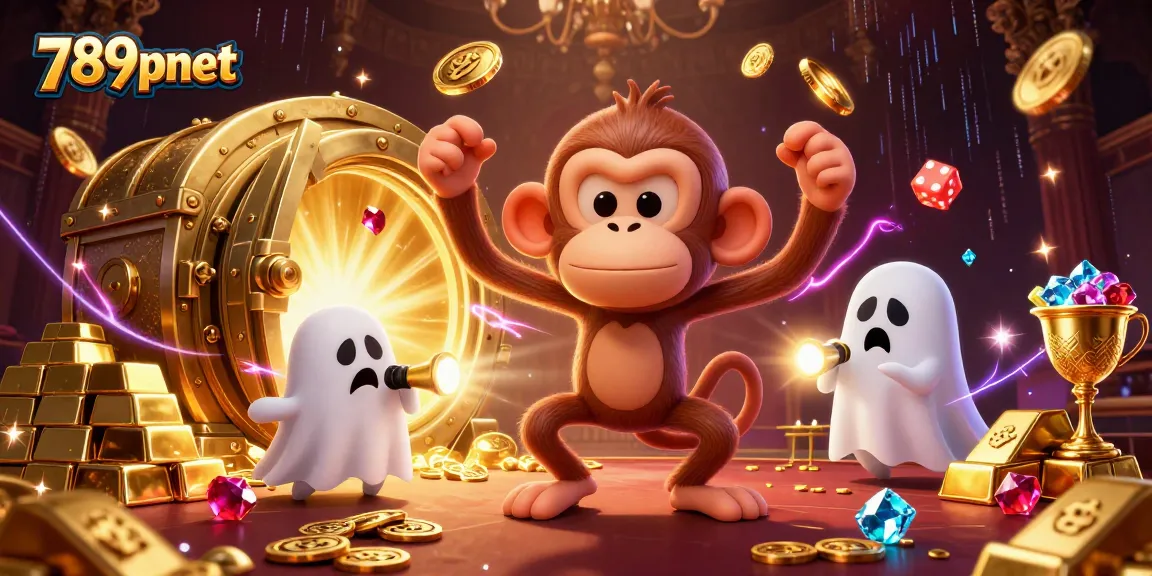 Experience winning strategies with 789pnet in an exciting casino scene filled with treasure.