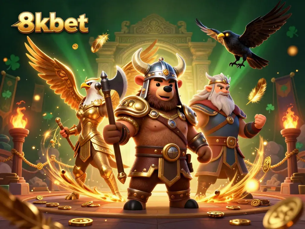 Win big at 8xbet with dynamic casino-themed gaming experience featuring engaging characters and vibrant elements.