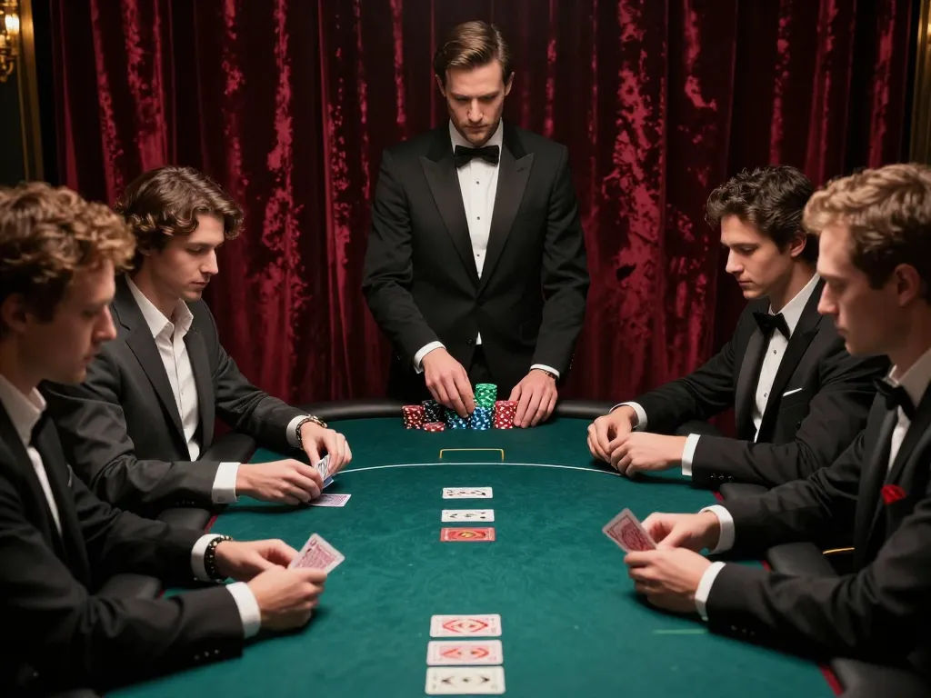 Experience thrilling poker action on kp88.com with players engaged in intense gameplay and strategic decision-making.