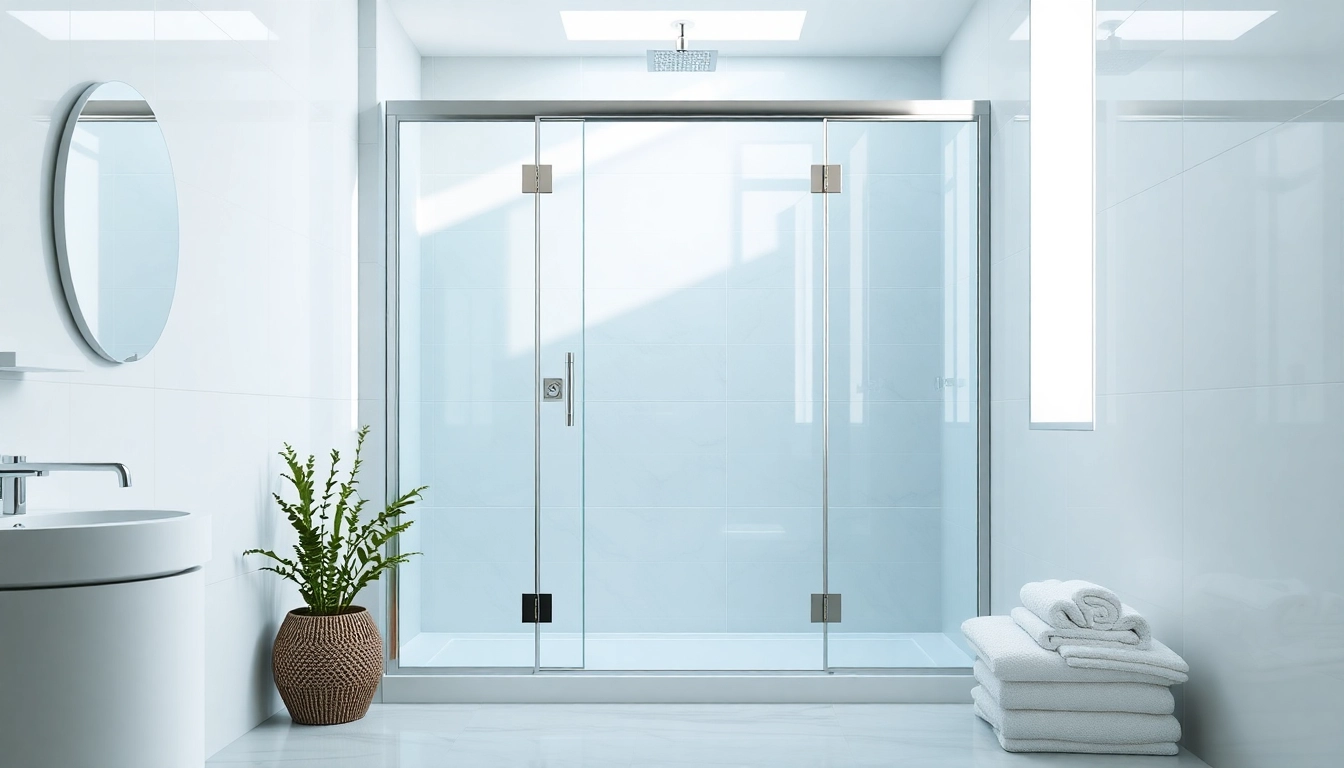 Duschkabine 80x80 eckeinstieg in modernem Badezimmer mit eleganten Glas- und Chromdetails.