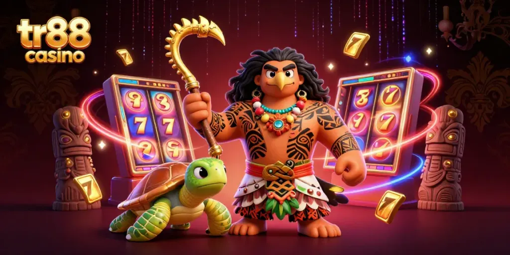 Experience excitement at tr88 casino with vibrant slots and dynamic 3D characters.