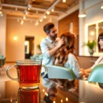Hair salons San Diego: professional stylist applying highlights in a modern, eco-friendly salon.