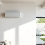 Install a mini split ac system in a modern home setting for optimal comfort.
