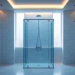Experience elegant showers in a modern bathroom design with luxurious features and relaxing ambiance.