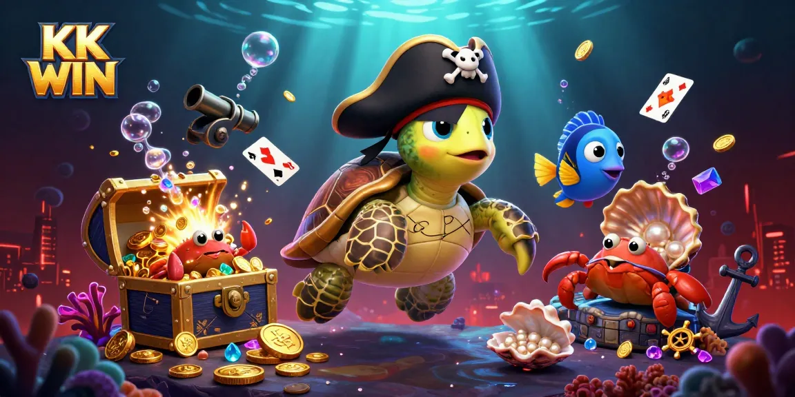 Experience thrilling adventures with KK WIN's vibrant coral scenes and treasure-filled characters.